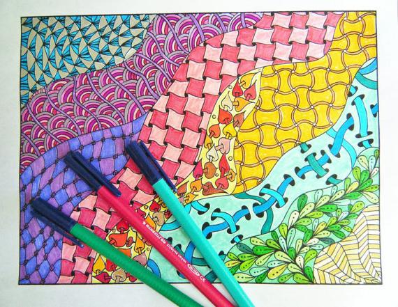 Zentangle و Doodling: Patterns