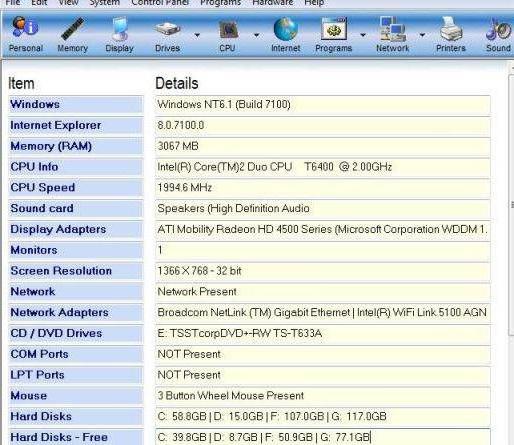 معلومات حول النظام في نظام التشغيل Windows: كيف تبدو ولماذا هي ضرورية؟