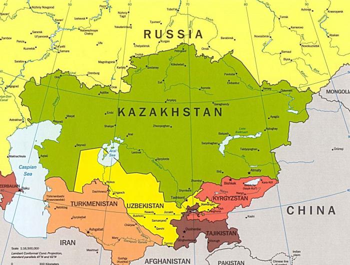 كازاخستان وبلدان آسيا الوسطى