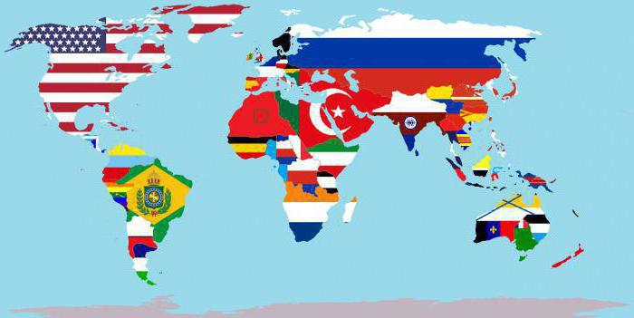 البلدان والقوميات باللغة الإنجليزية: قواعد الاستخدام وجدول يحتوي على قائمة بالأسماء الجغرافية