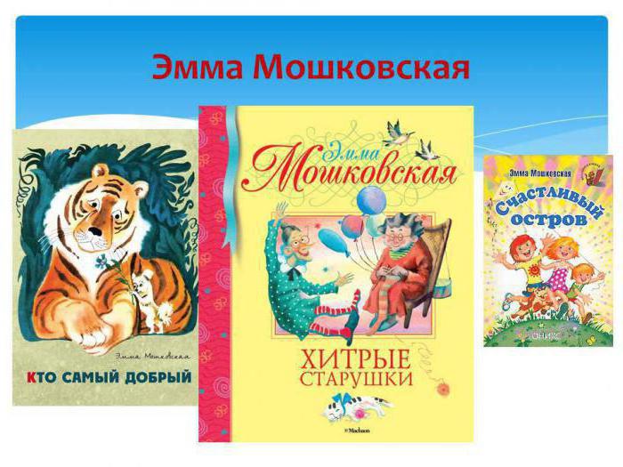 الأطفال الشاعر موشكوفسكايا إيما: قصائد مضحكة للأطفال