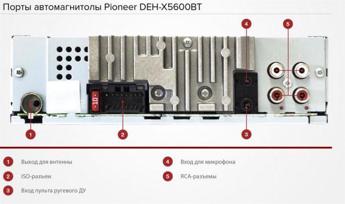 Pioneer DEH-X5600BT - نظرة عامة على النموذج ، ومراجعات العملاء والخبراء