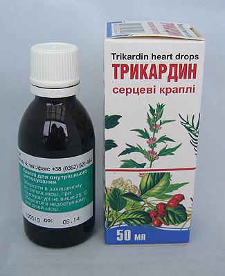 قطرات القلب tricardin