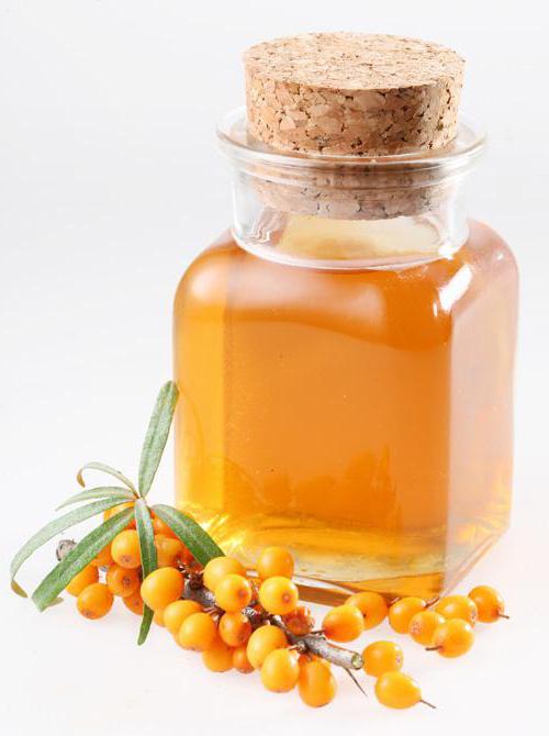 زيت Seabuckthorn من الحروق: الخصائص والوظيفة